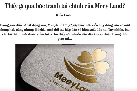 Meeyland bị VSD huỷ niêm yết ảnh hưởng như thế nào tới nhà đầu tư và bài học từ thương vụ lừa bán cổ phần EGroup