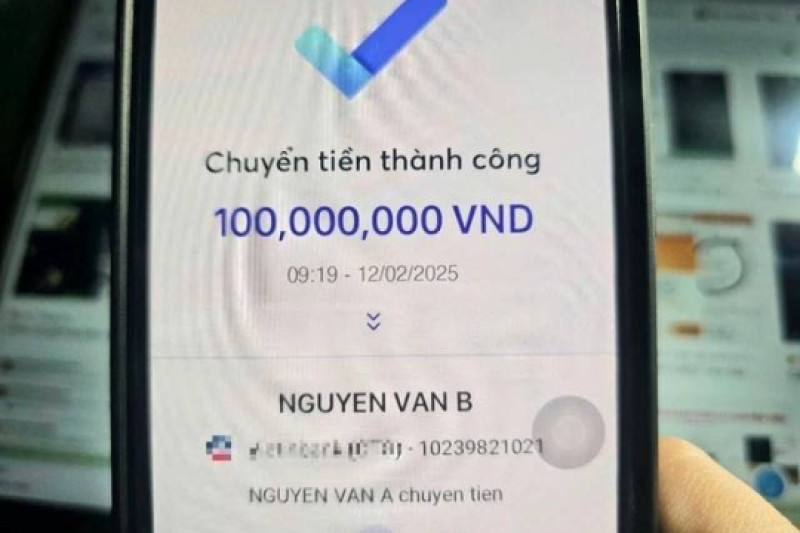 Công an khuyến cáo tất cả người dân gặp trường hợp này phải lưu ngay bill chuyển khoản, mã giao dịch