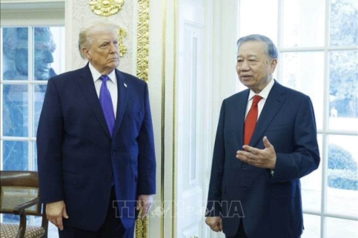 Tổng Bí thư Tô Lâm đã có cuộc gặp với Tổng thống Hoa Kỳ Donald Trump tại Nhà Trắng