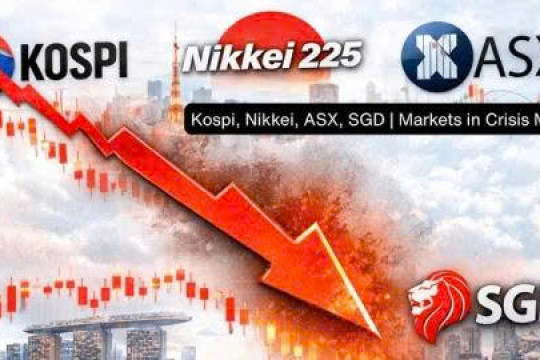 Chứng khoán châu Á lao dốc khi giá dầu vượt 110 USD/thùng