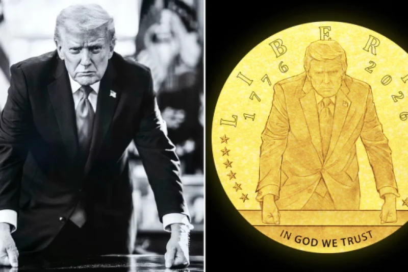 Mỹ thông qua thiết kế đồng xu vàng 24K khắc chân dung ông Trump