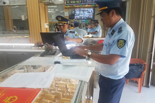 Xử phạt 9 doanh nghiệp kinh doanh vàng